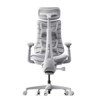 Rear view of the LiberNovo Omni in Space Grey showing the Bionic FlexFit backrest panels
