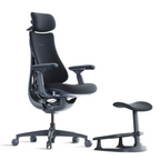 LiberNovo Omni in Midnight Black with the StepSync footrest — Standard bundle