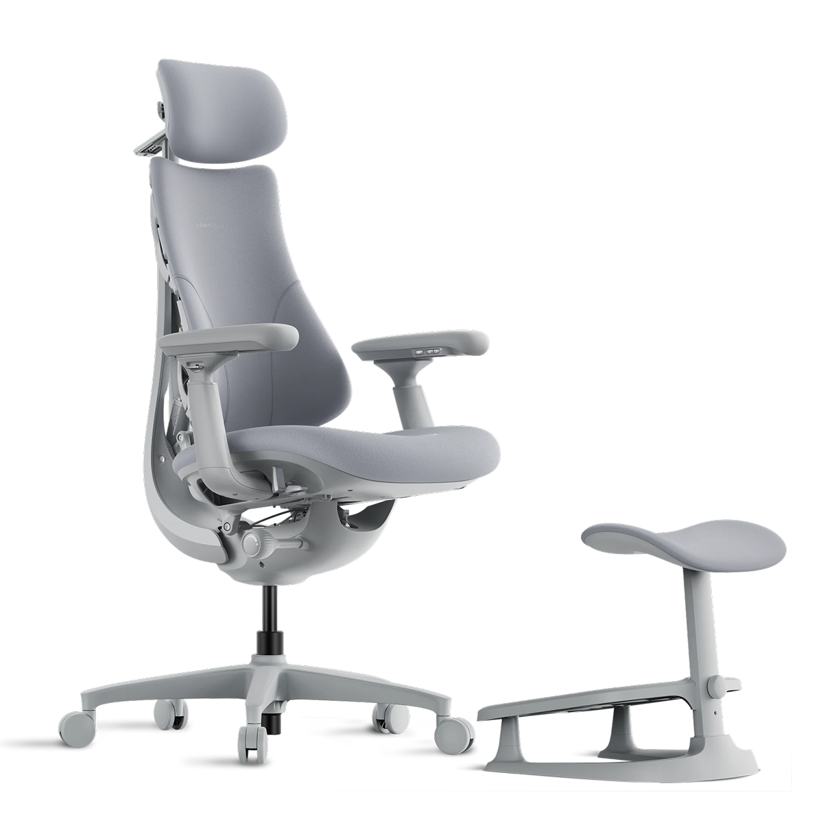 LiberNovo Omni in Space Grey with the StepSync footrest — Standard bundle