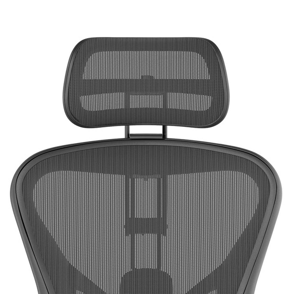 Atlas headrest in Graphite for Herman Miller Aeron Remastered chair