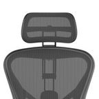 Atlas headrest in Graphite for Herman Miller Aeron Remastered chair