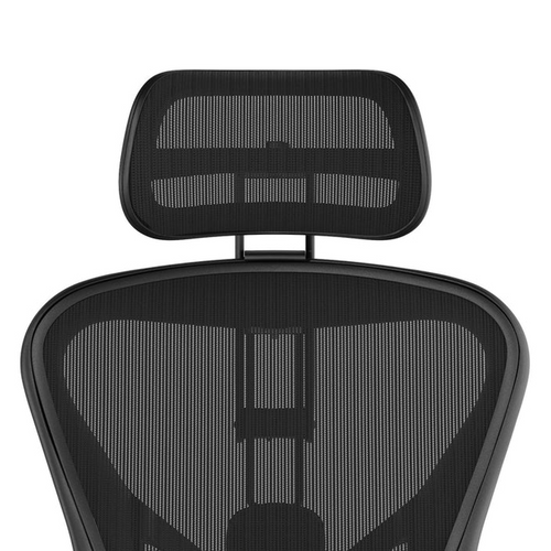 Atlas headrest in Onyx for Herman Miller Aeron Remastered chair