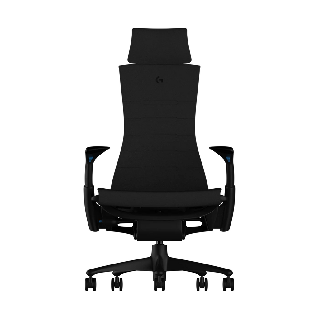 Atlas headrest for Herman Miller Embody — mounting arm detail
