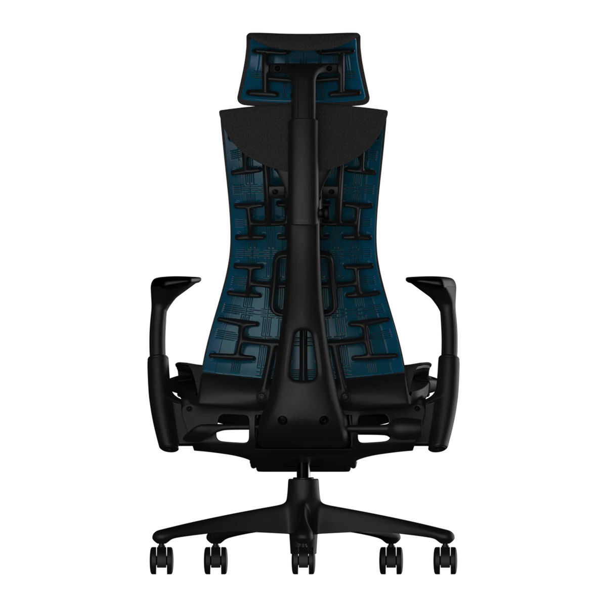 Atlas headrest for Herman Miller Embody — adjustment detail